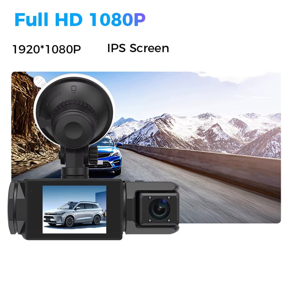 HD 1080p Car Recorder with Reverse Camera