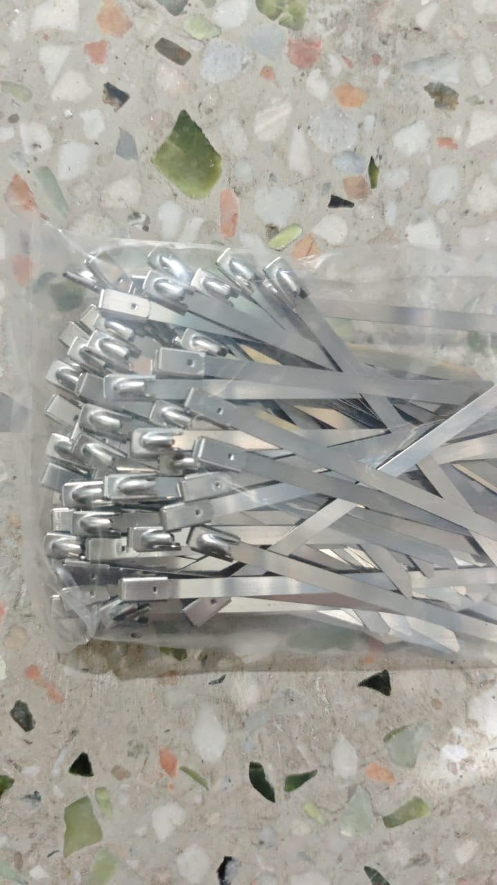 Factory Direct Stainless Steel Cable Ties - 50pcs