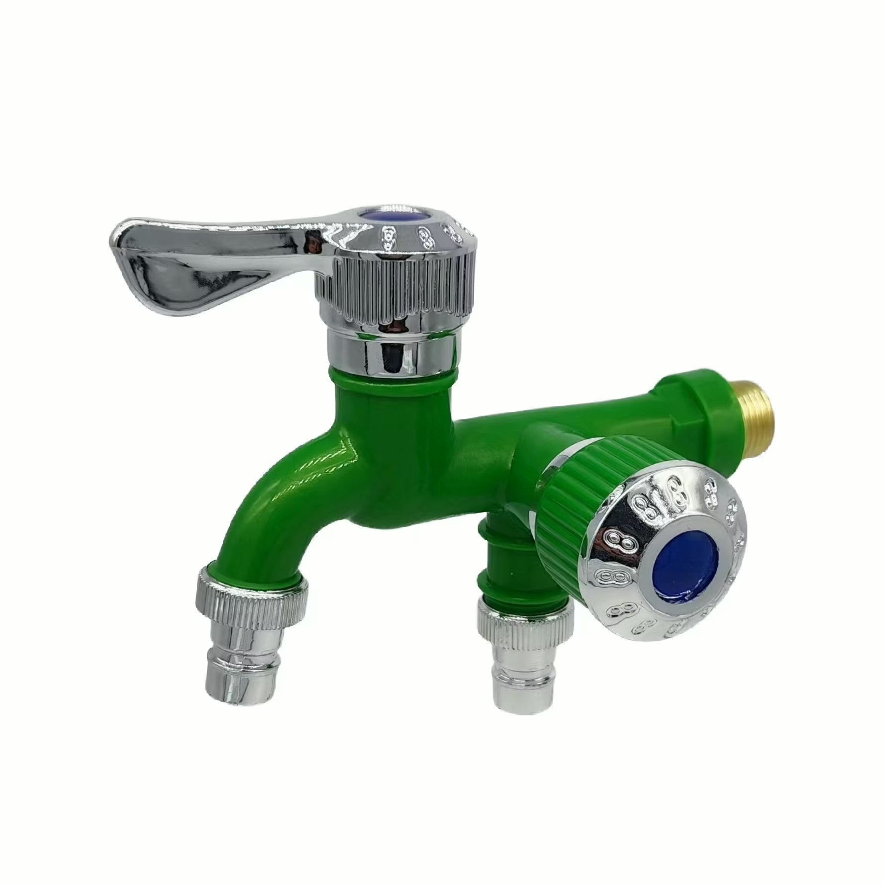 Quick Connector Dual‑Control Double Outlet Faucet