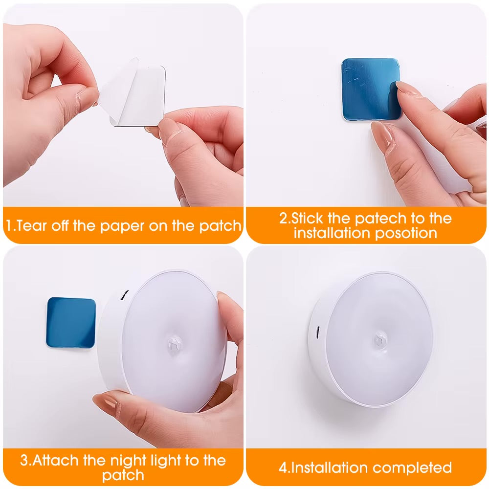 USB Motion Sensor LED Night Light