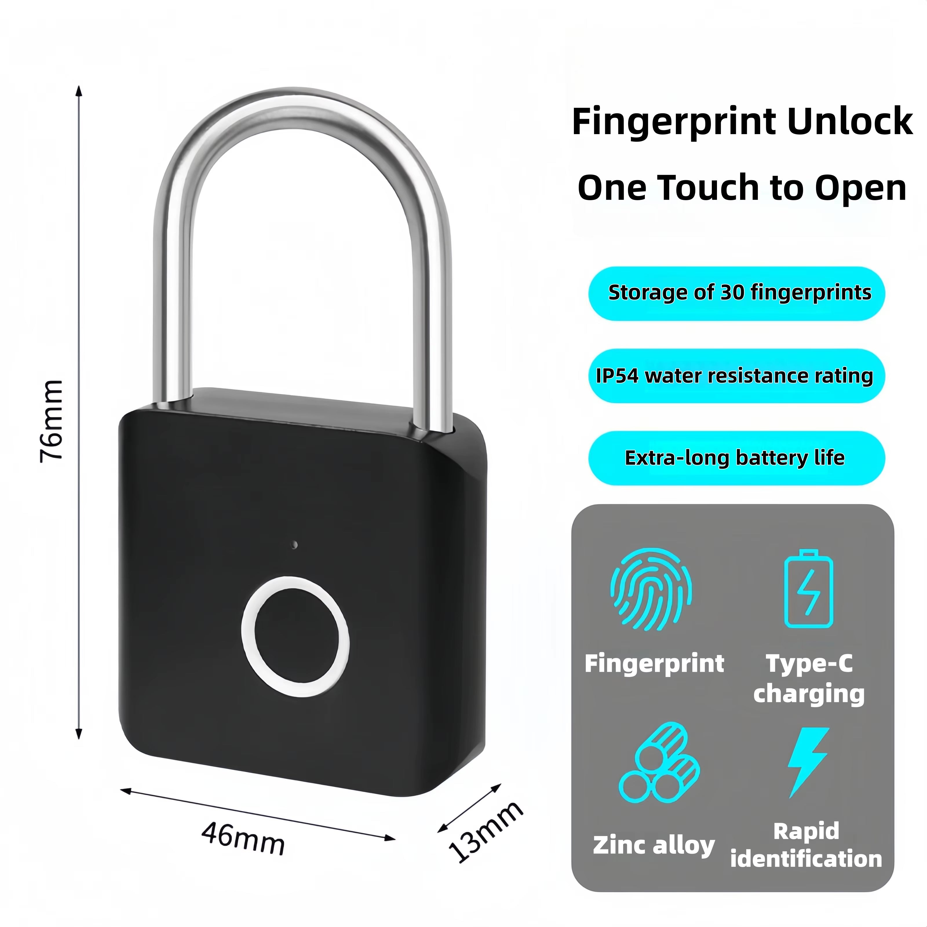 Stainless Steel Fingerprint Lock