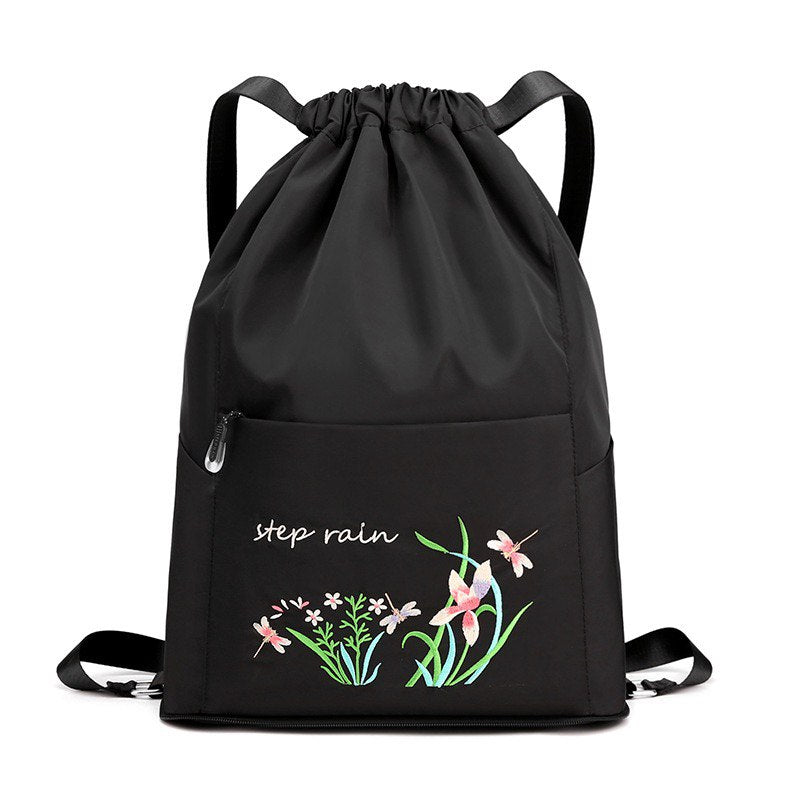 Waterproof Embroidered Travel Backpack for Women