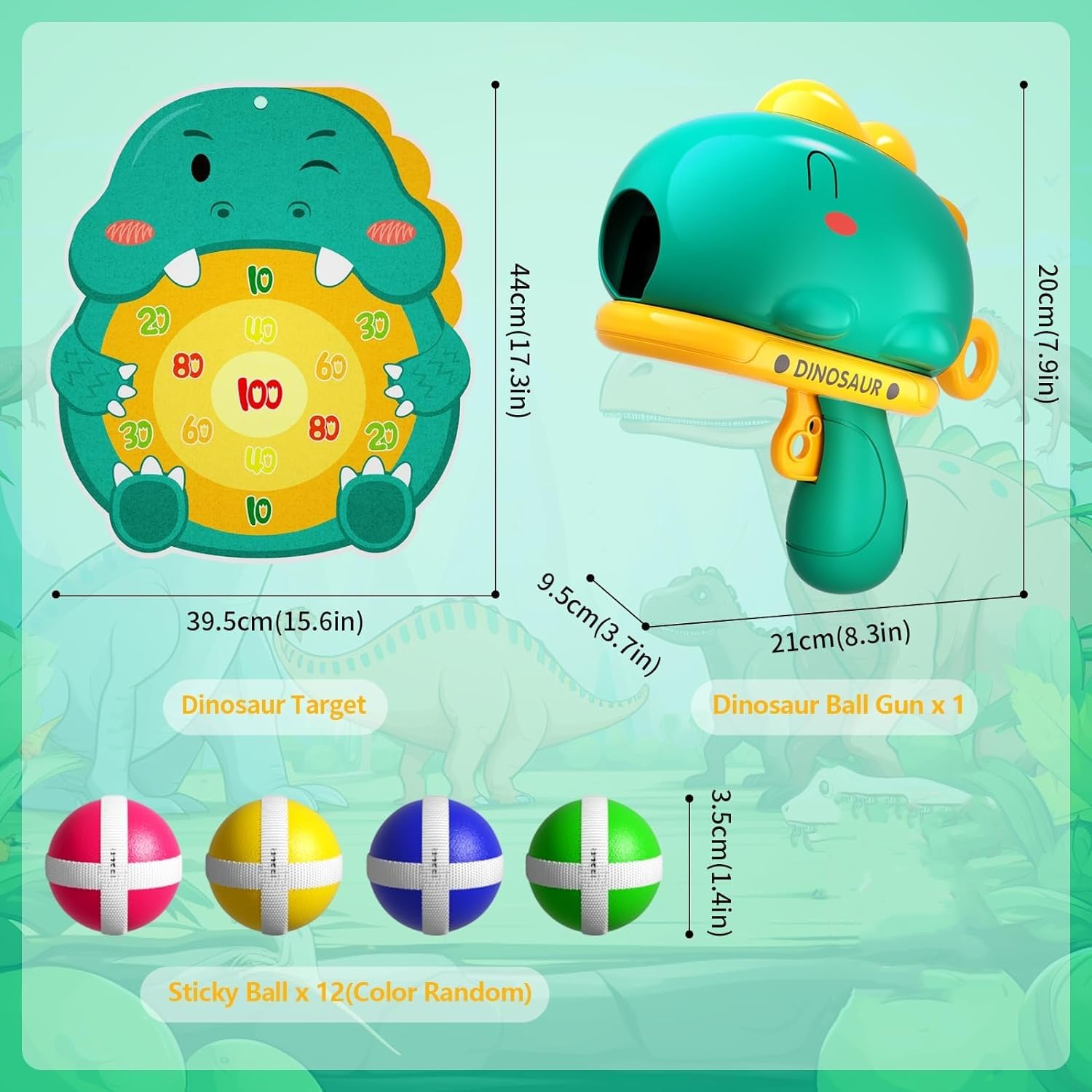 Indoor Dinosaur Target Catapult Game for Kids