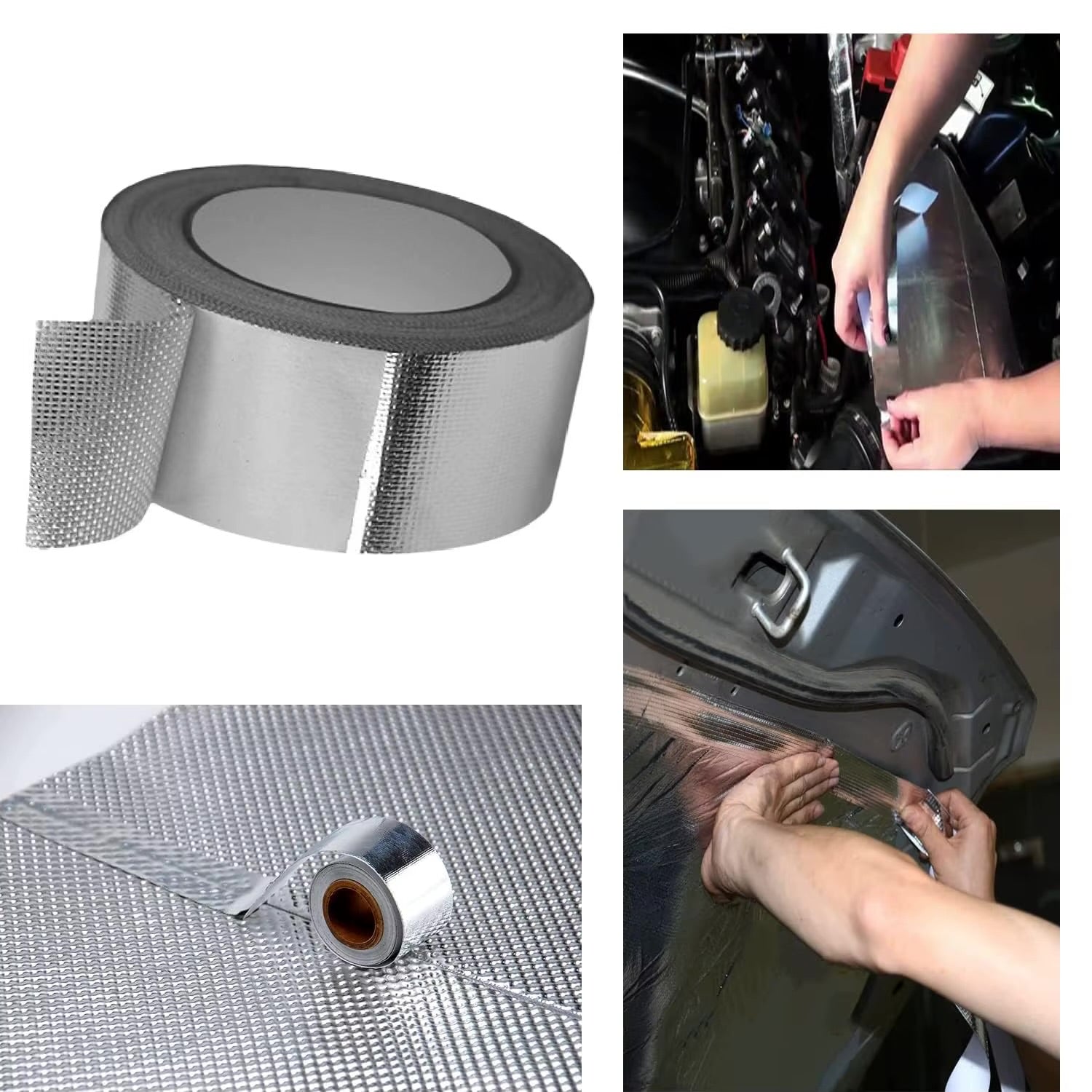 Aluminum Foil Fiberglass Self-Adhesive Tape