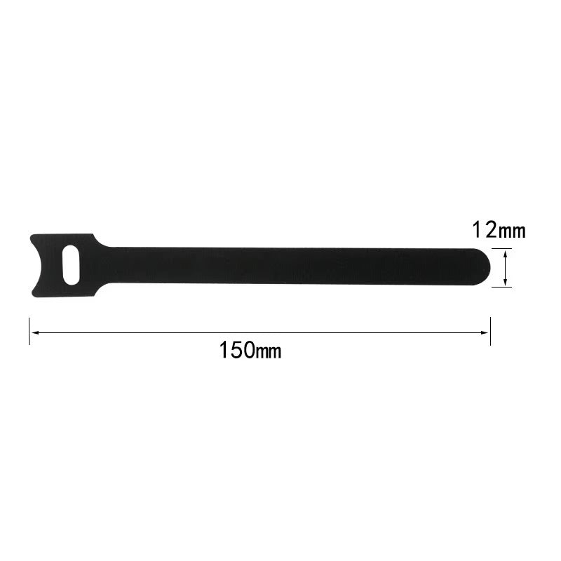 Double-Sided Self-Locking Hook & Loop Strap (20pcs)