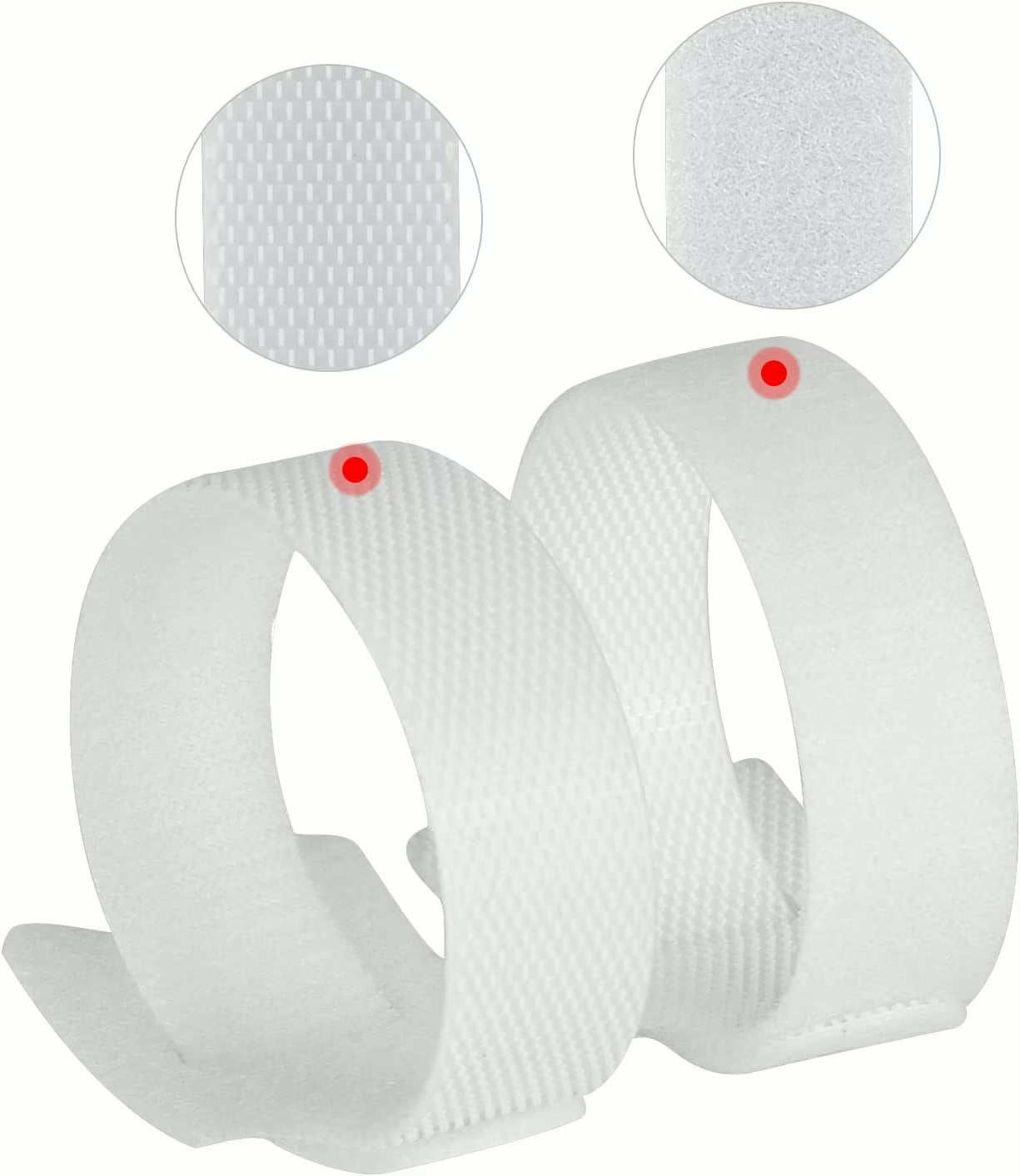 Double-Sided Self-Locking Hook & Loop Strap (20pcs)