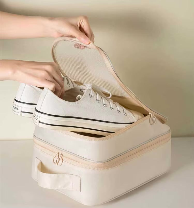 Portable Travel Shoe & Underwear Organizer Bag