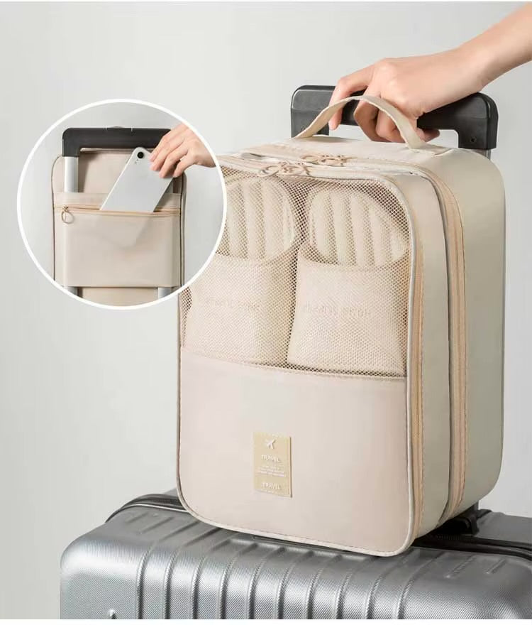 Portable Travel Shoe & Underwear Organizer Bag