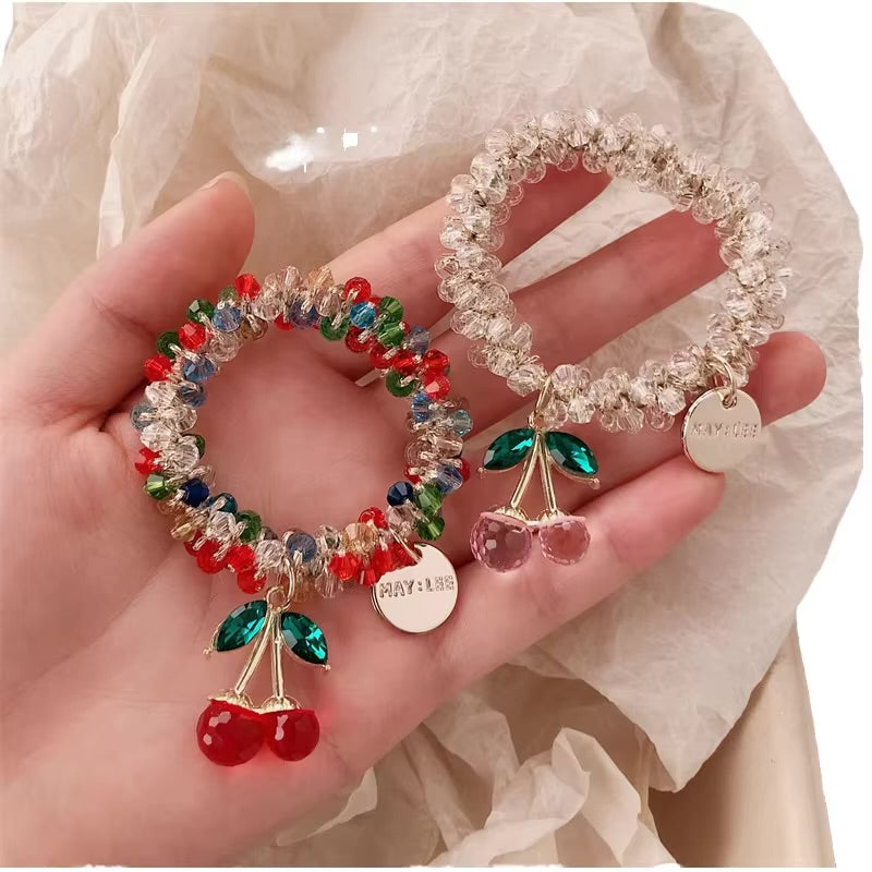 Sparkling Rhinestone Hair Tie — Elegant & Secure Hold