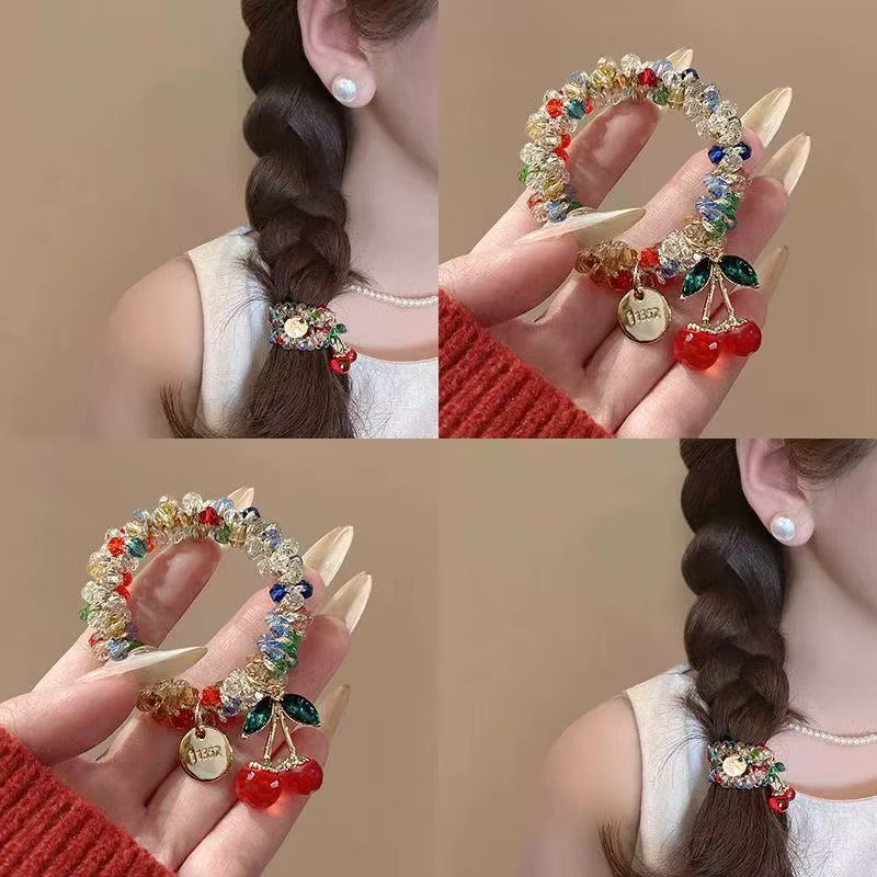Sparkling Rhinestone Hair Tie — Elegant & Secure Hold