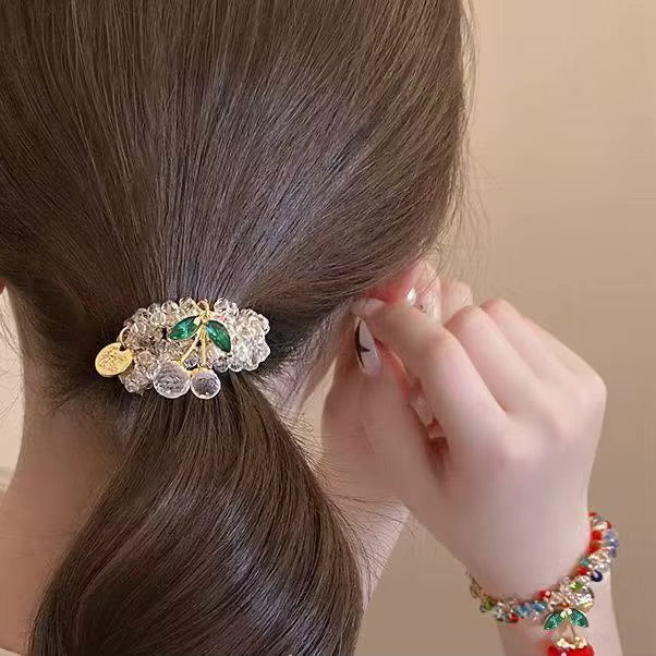 Sparkling Rhinestone Hair Tie — Elegant & Secure Hold