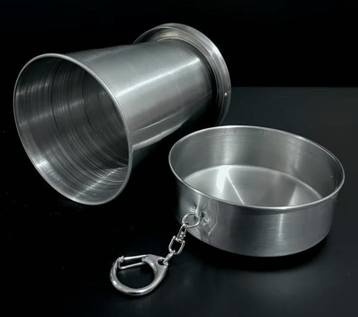 Stainless Steel Camping Mug Folding Cup