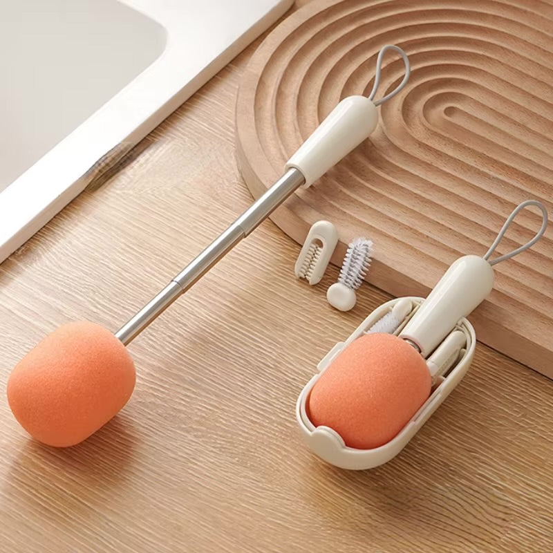 Sponge Cleaning Brush 3-in-1 Design