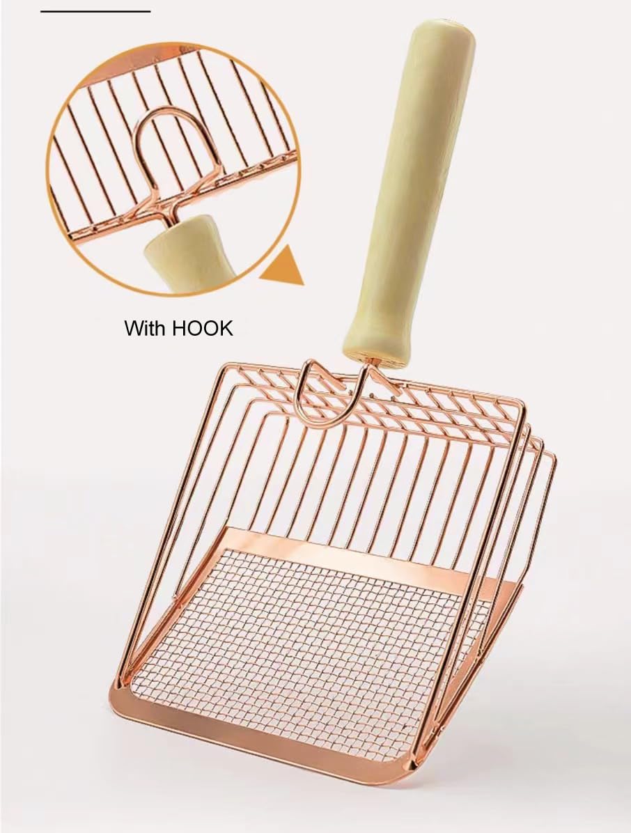 Pet Cleaning Metal Scoop – Extendable Handle