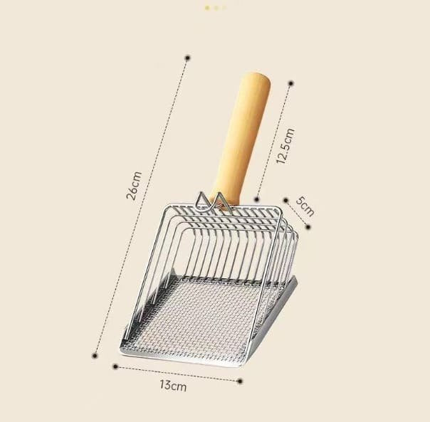 Pet Cleaning Metal Scoop – Extendable Handle