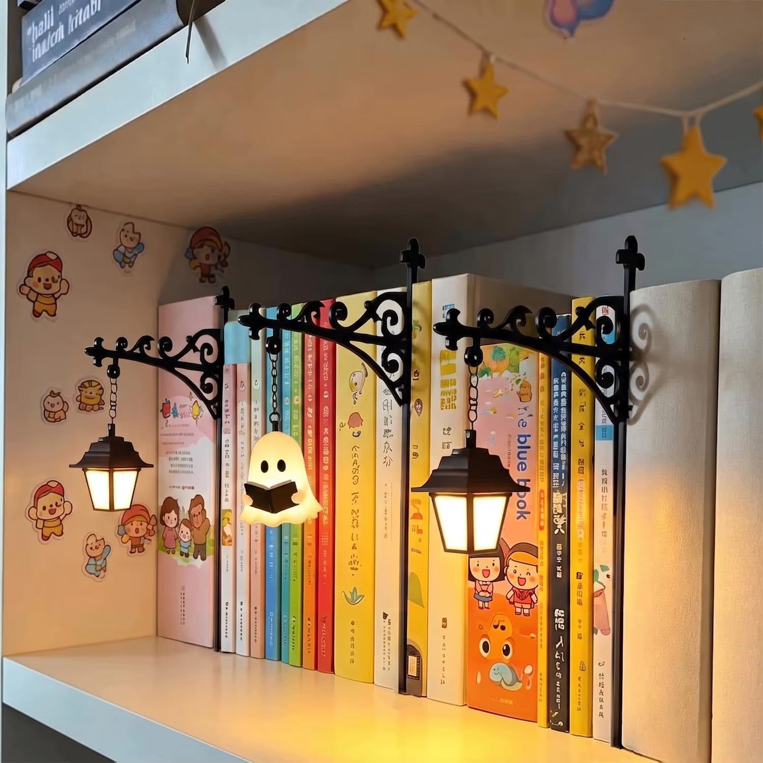 Decorative Bookshelf Lighting