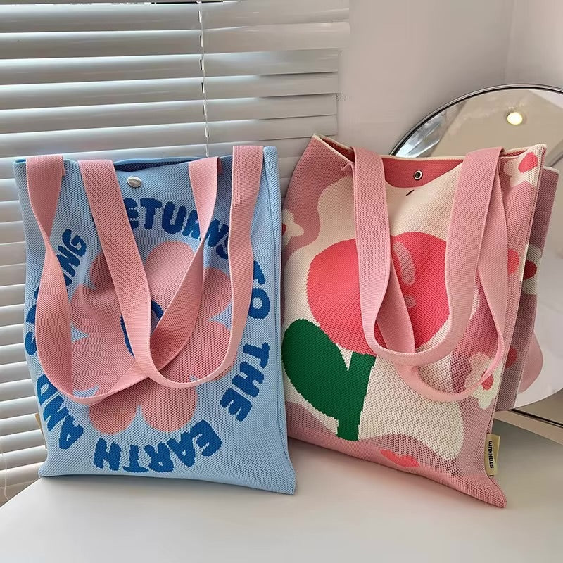 Cute Floral Tote Bag