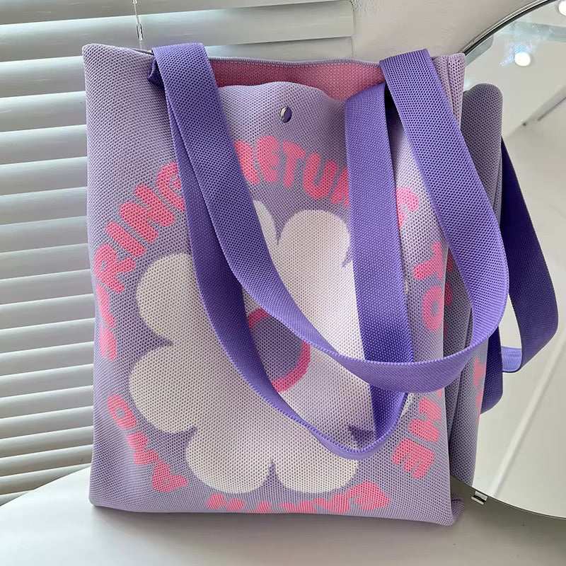 Cute Floral Tote Bag