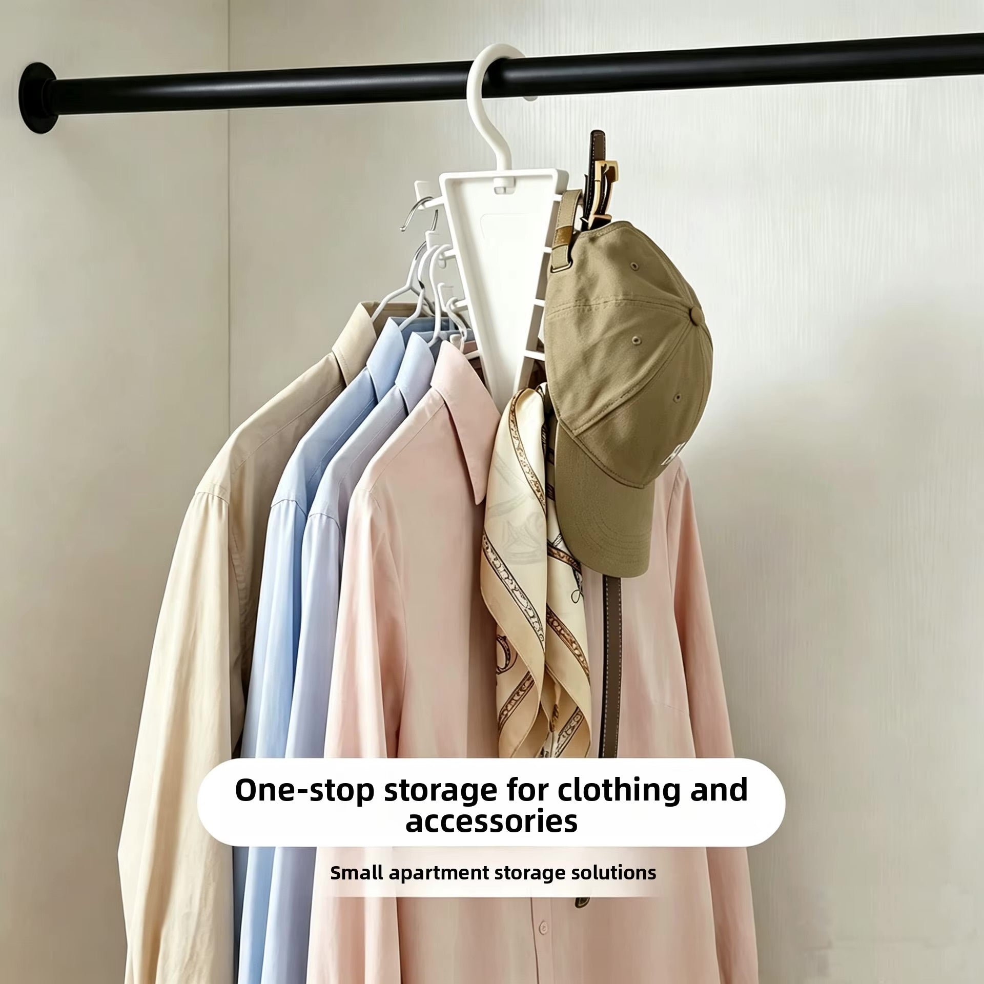 Double-Sided Space Saver Hanger (2pcs)