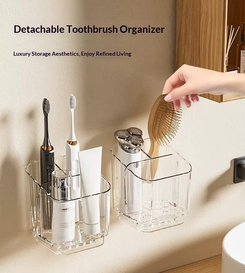 Space-Saving Electric Toothbrush Holder