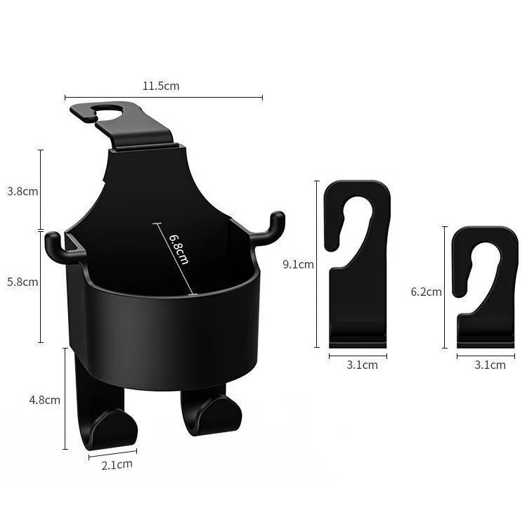 Car Back Seat Cup & Phone Holder (2pcs)