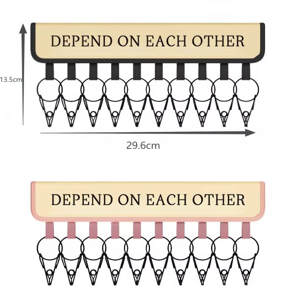 Multi-Clip Cap Storage Organizer