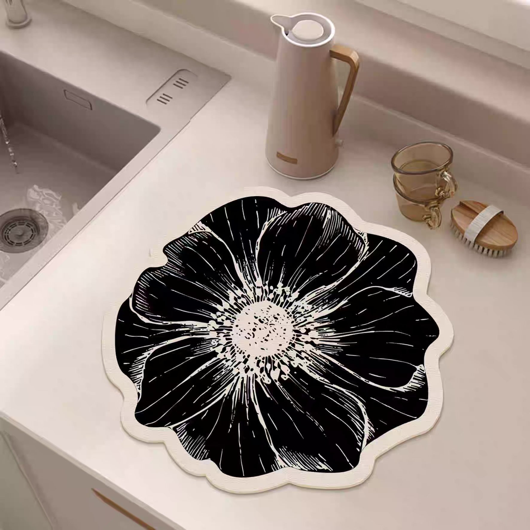 Anti-Slip Modern Washable Bathroom & Kitchen Mat