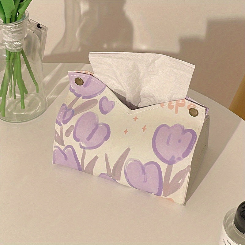 Luxury PU Leather Tissue Box