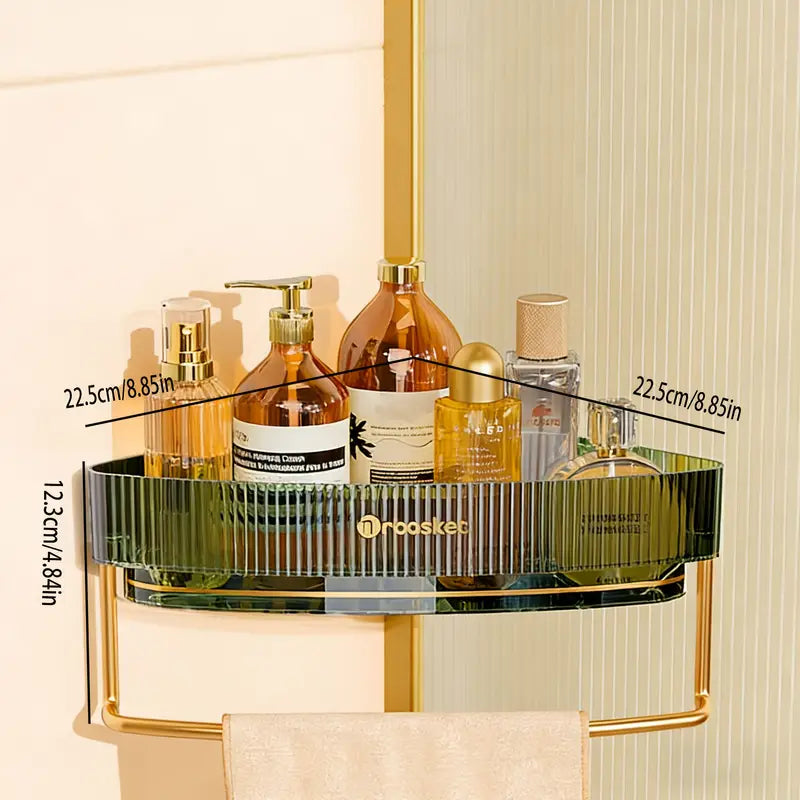 Mounted Bathroom Shelf & Cosmetic Storage