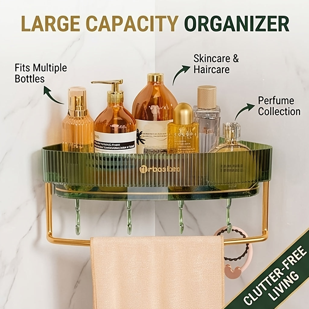Mounted Bathroom Shelf & Cosmetic Storage