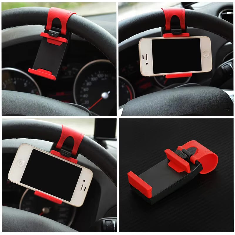 Car Steering Wheel Phone Clip Mount 🚗📱