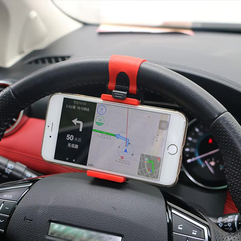 Car Steering Wheel Phone Clip Mount 🚗📱