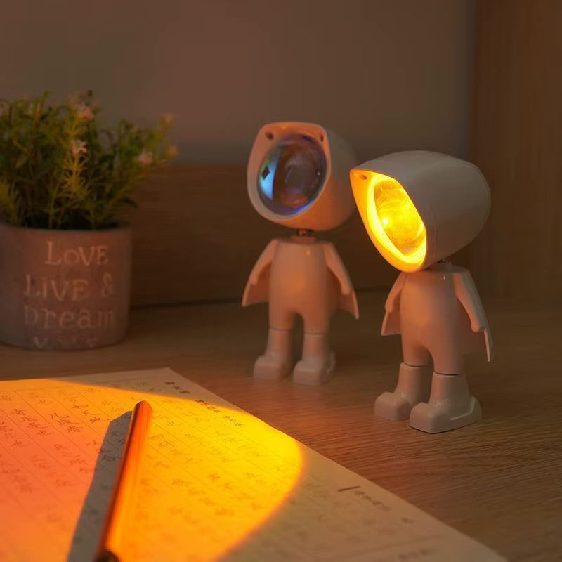 Astronaut Sunset Projection Night Light