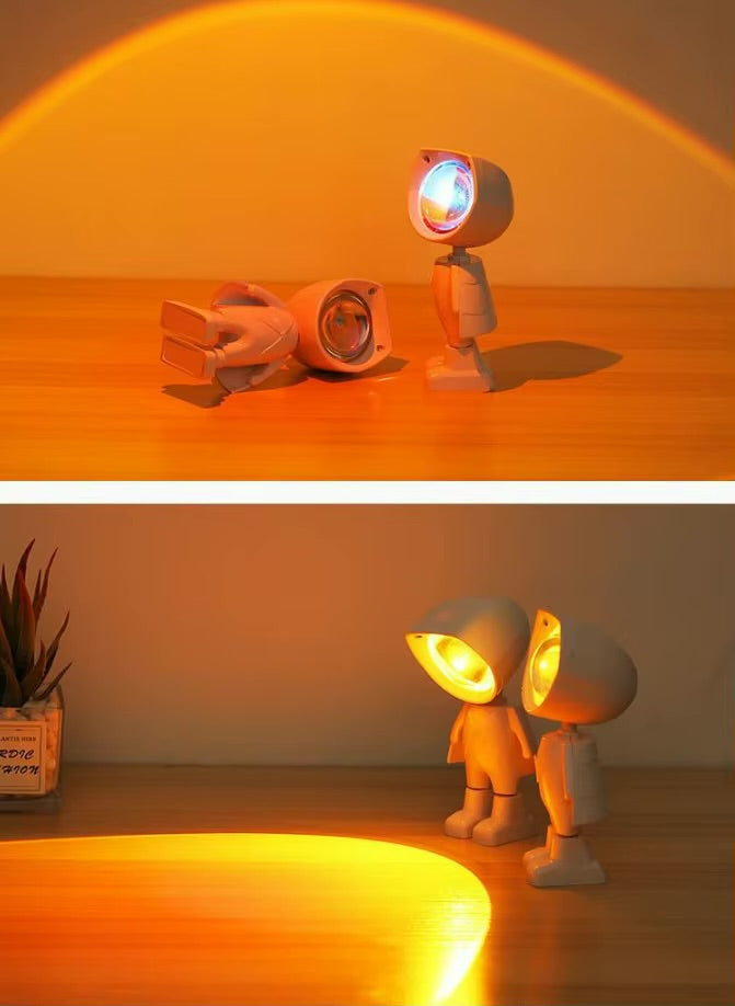 Astronaut Sunset Projection Night Light