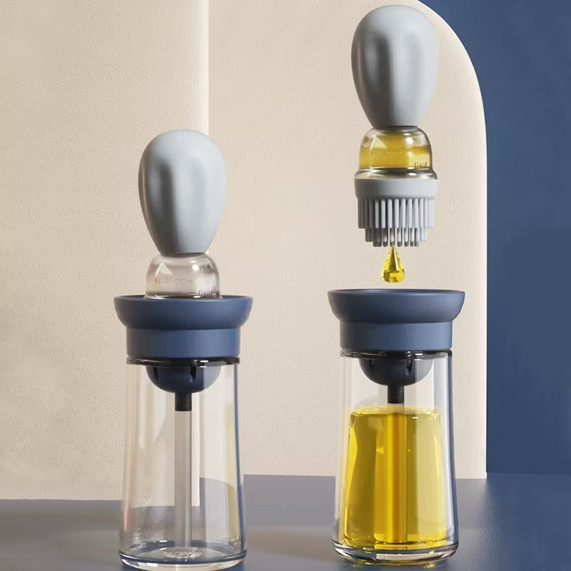 2 in 1 Oil Spray Bottle Glass