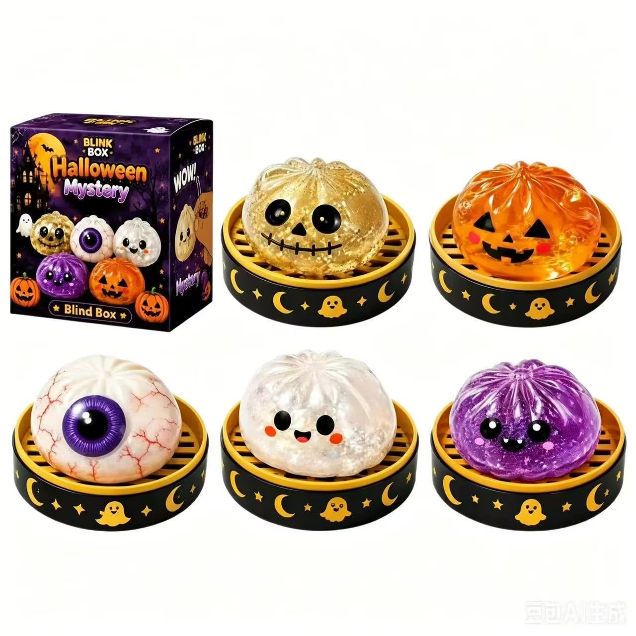 Cute Halloween Maltose Squeeze Toy