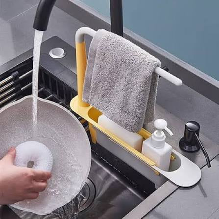 Standing Plastic Kitchen Sink Sponge Holder