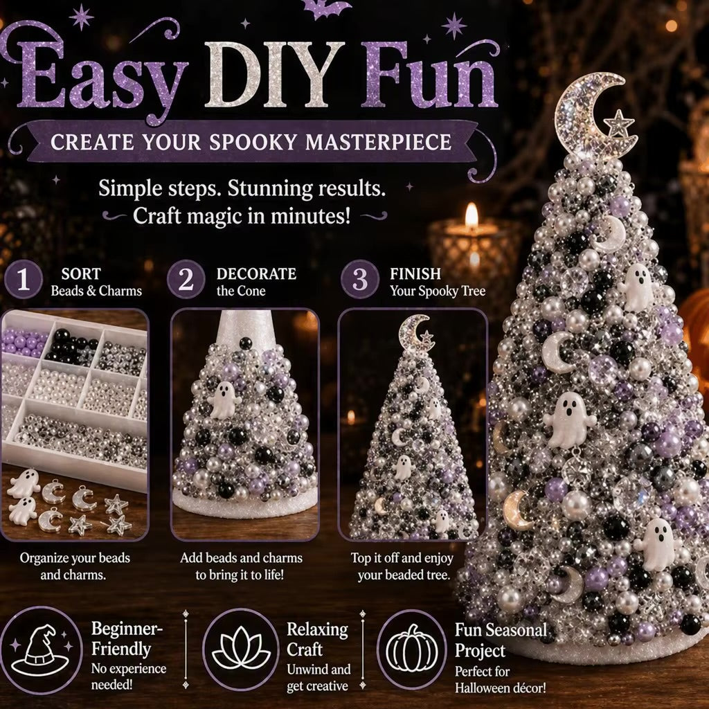 DIY Beaded Christmas Tree Decoration Kit