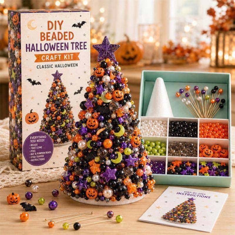 DIY Beaded Christmas Tree Decoration Kit