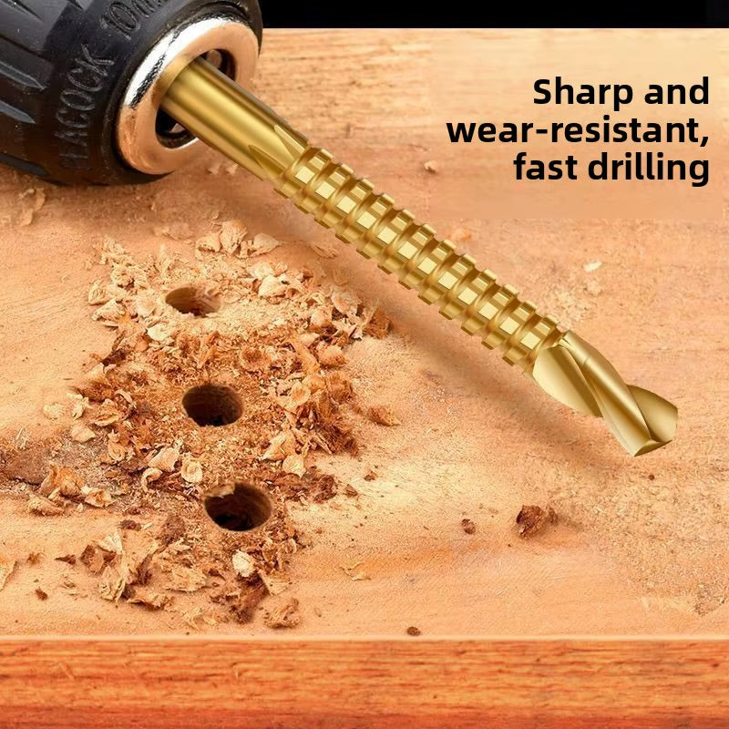 6-Piece Serrated Woodworking Drill Bit Set