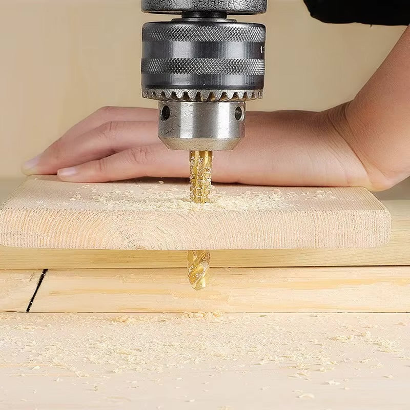 6-Piece Serrated Woodworking Drill Bit Set