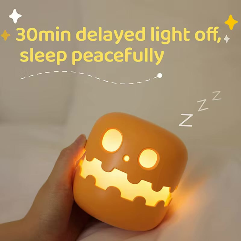 Rechargeable Halloween Pumpkin LED Night Light