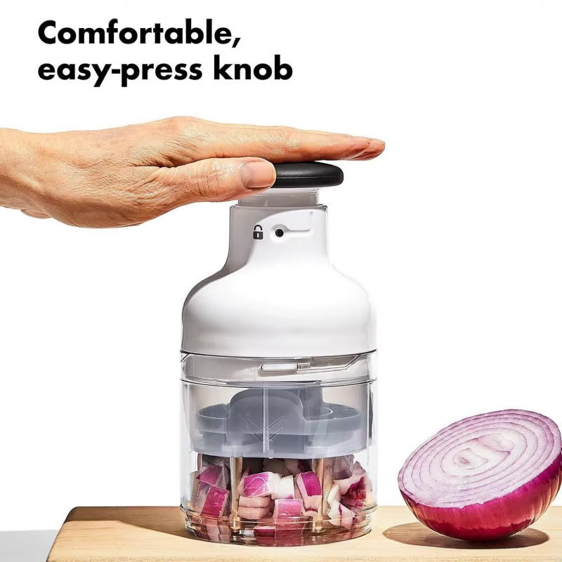 Multifunction Vegetable Chopper with Garlic Press