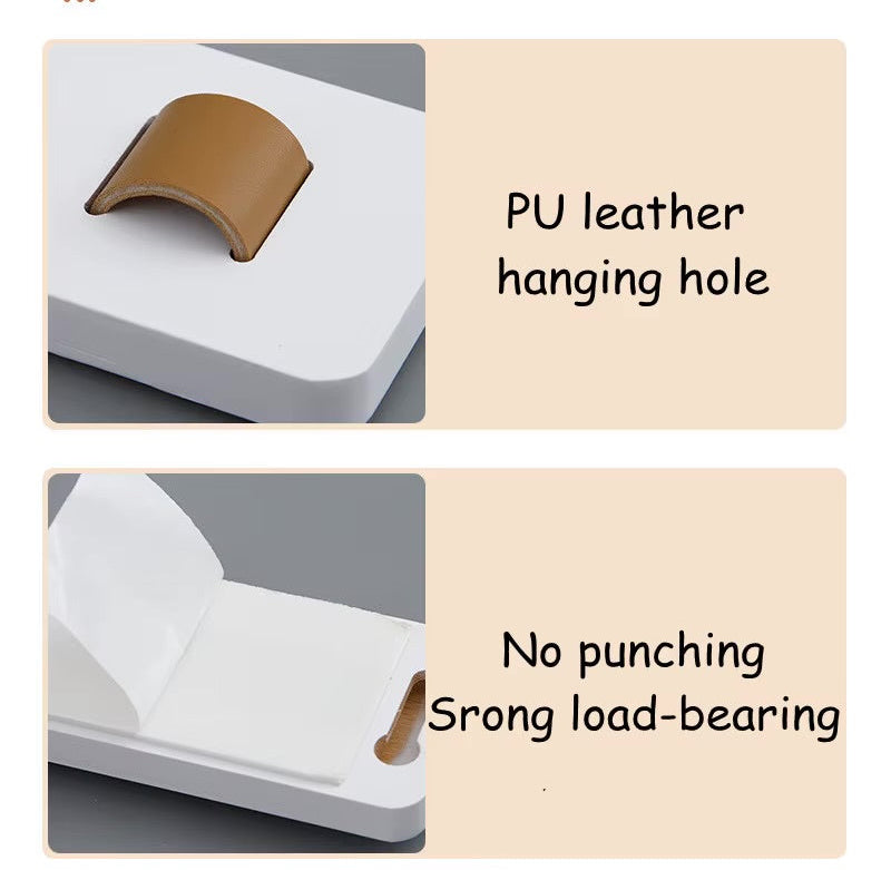 Wall-Mounted Bamboo Sunglasses Organizer