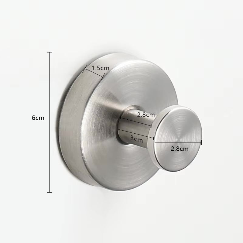 Heavy-Duty Punch-Free Suction Cup Hooks (2pcs)