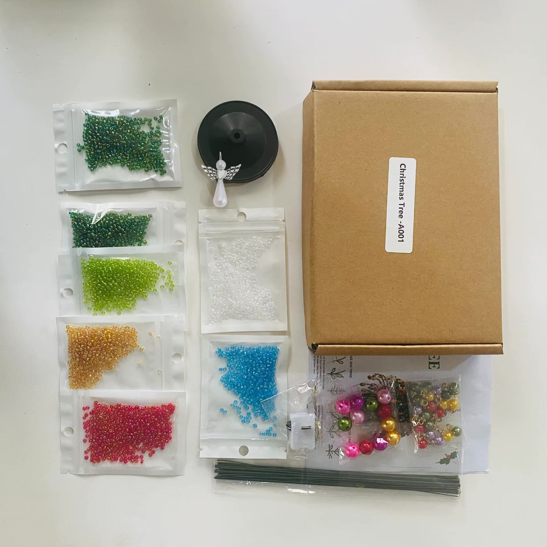DIY LED Beaded Christmas Tree Craft Kit