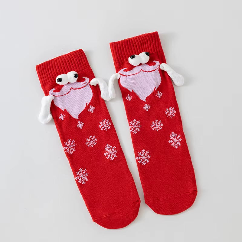 Christmas Magnetic Holding Hands Socks