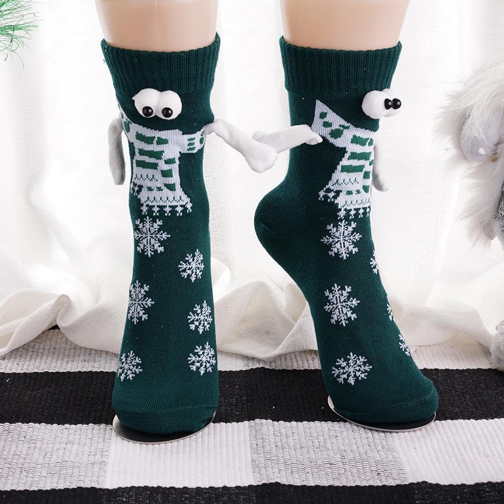 Christmas Magnetic Holding Hands Socks