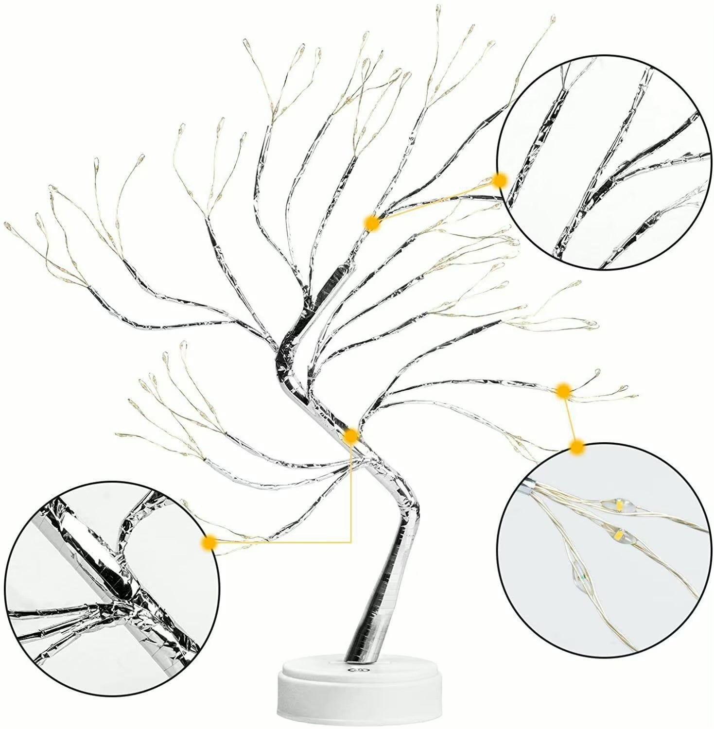 LED Lighted Christmas Tree Table Lamp