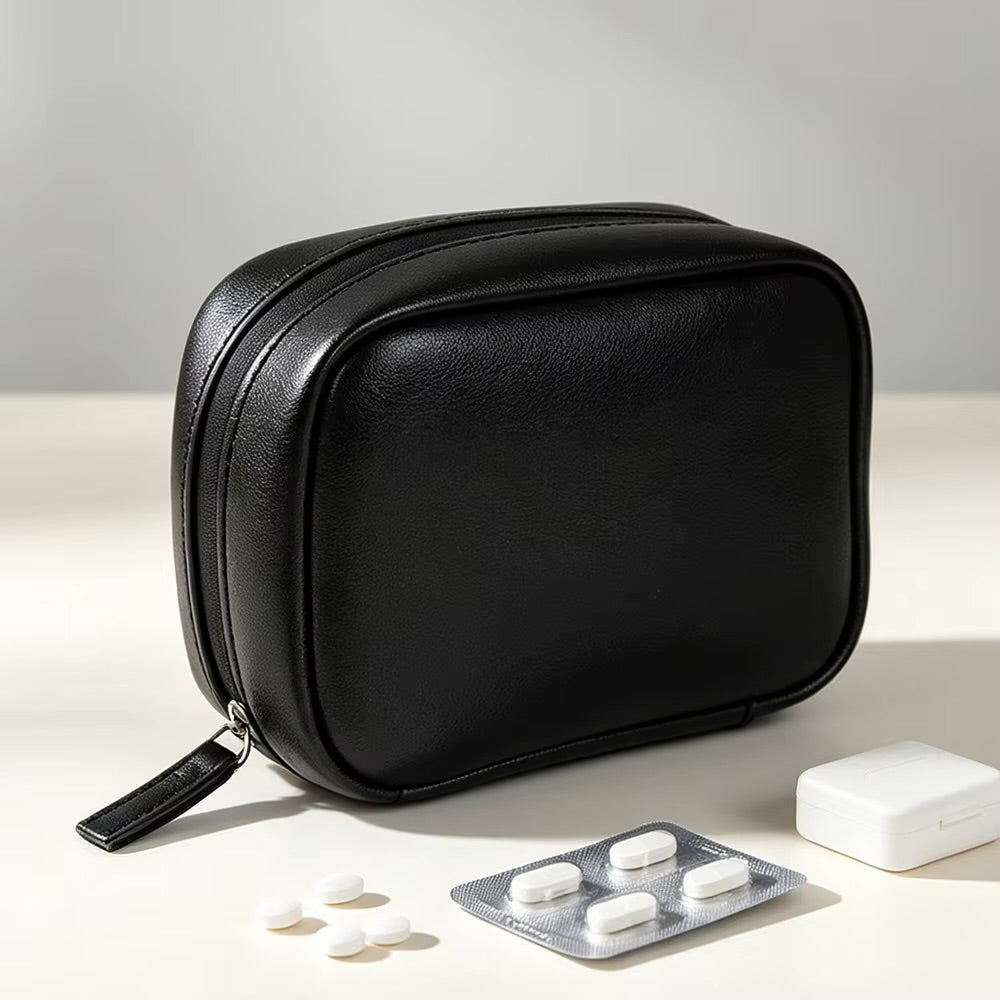 Waterproof Weekly Pill Organizer with 7 Pouches